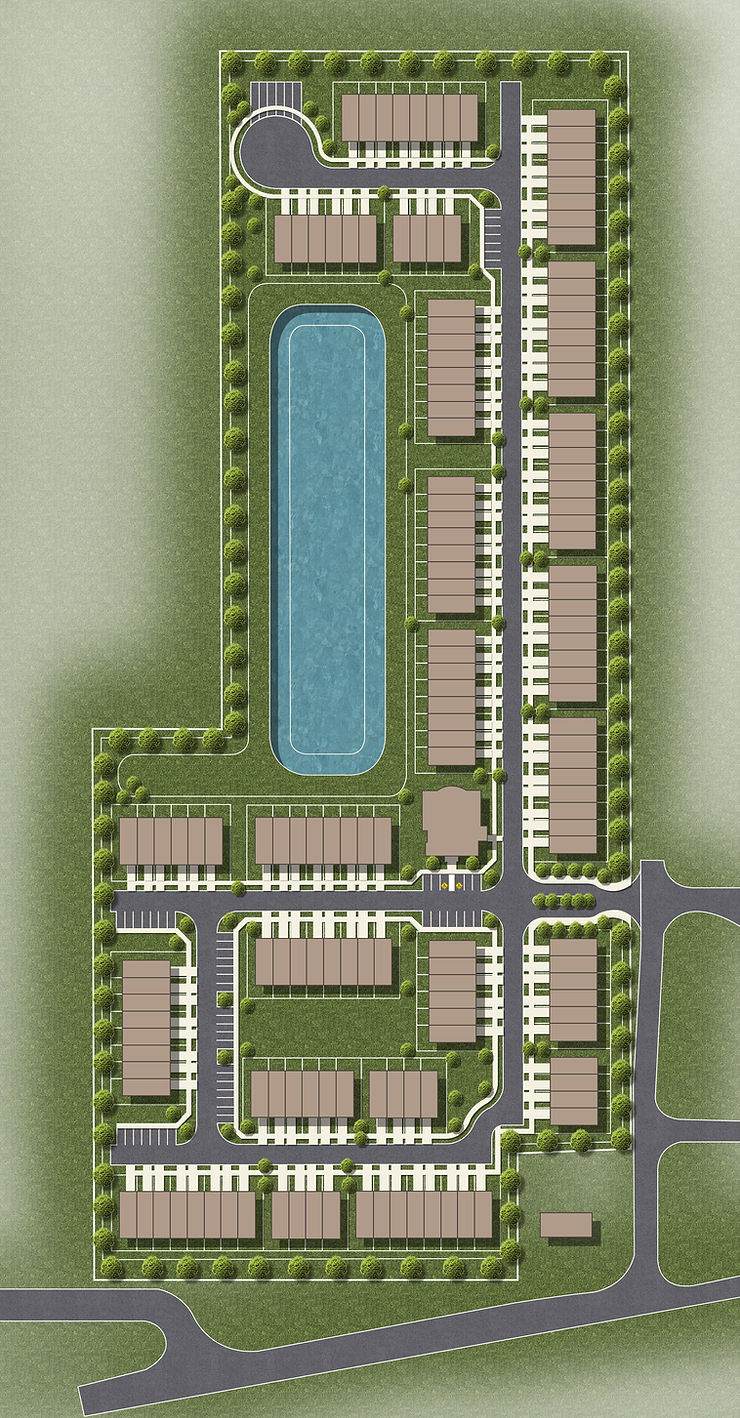Lake Monroe Shores townhomes concept