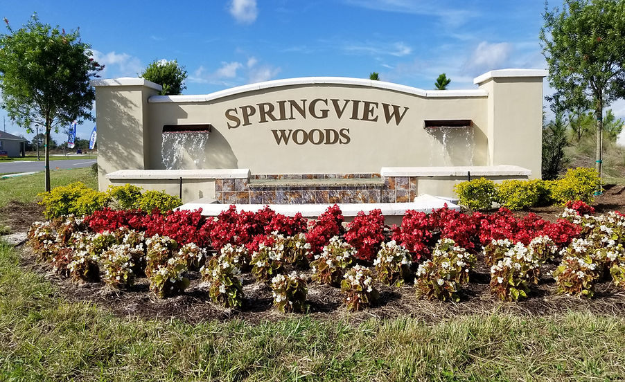 Springview Woods entrance