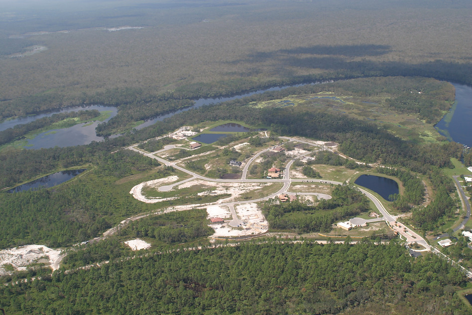 Riviera Bella before development aerial
