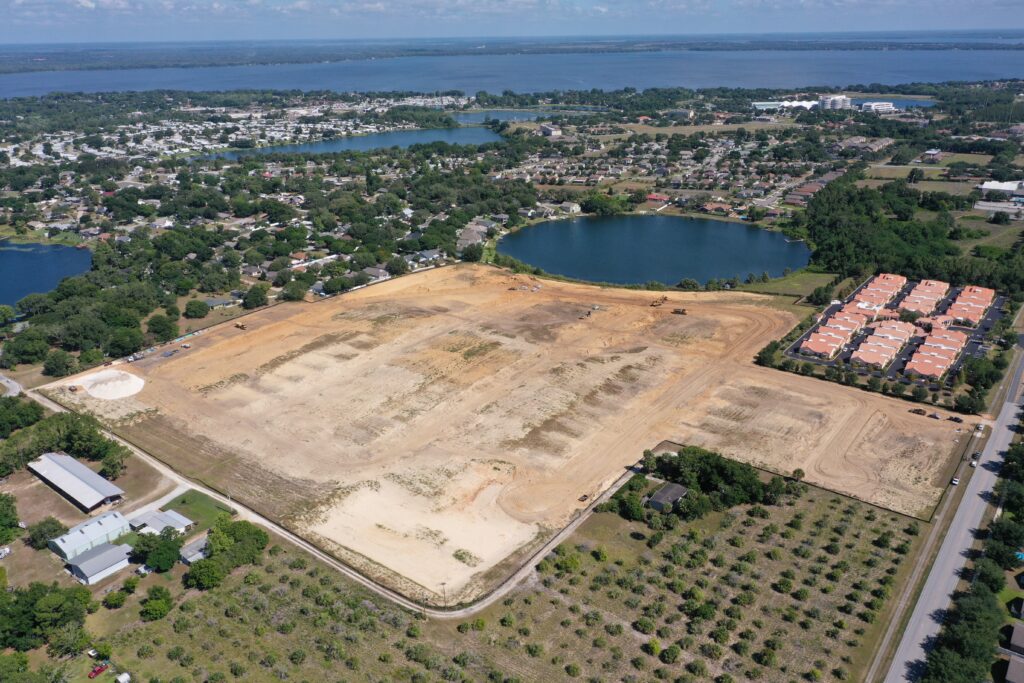 Elmwood development aerial overview