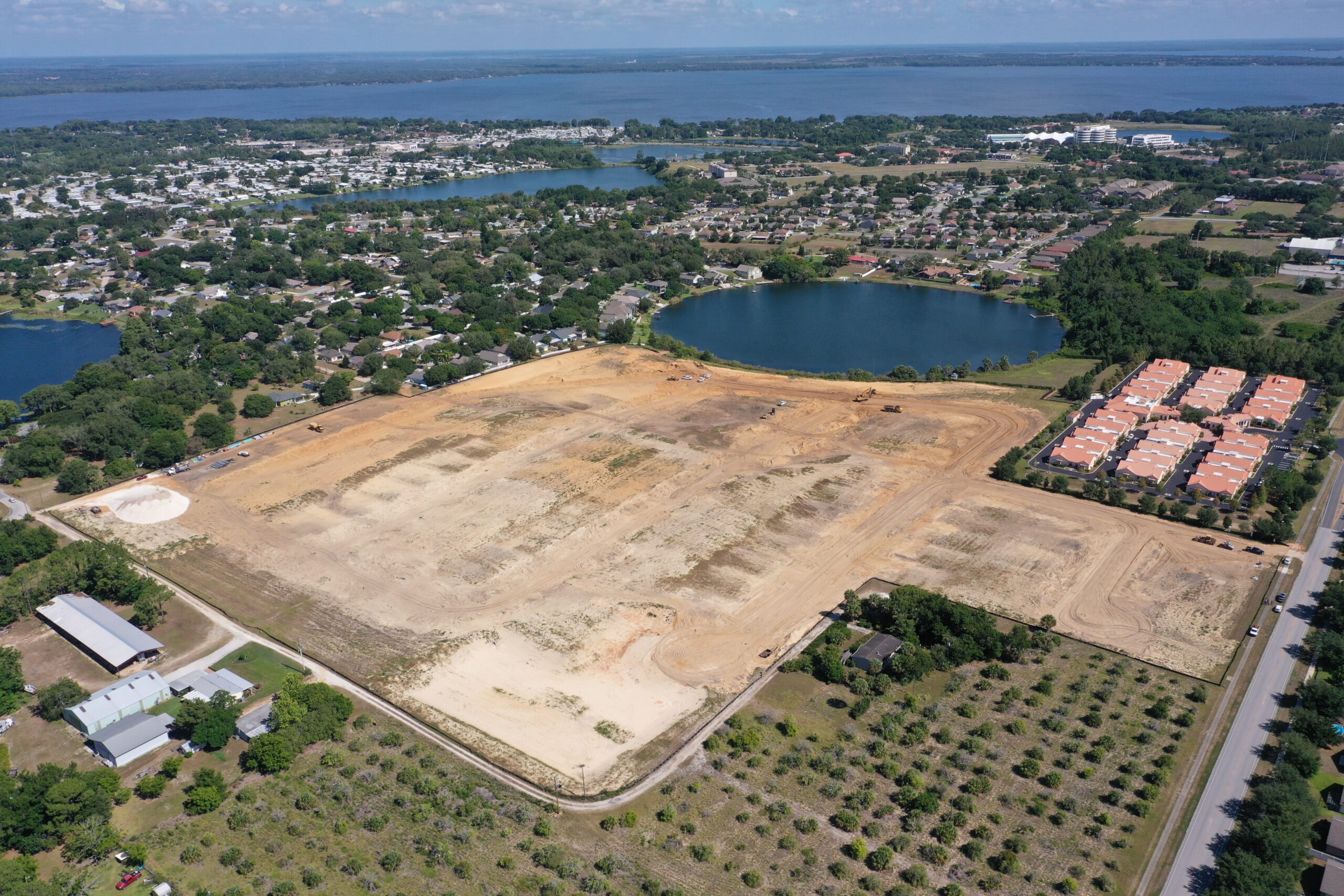 Elmwood development aerial overview